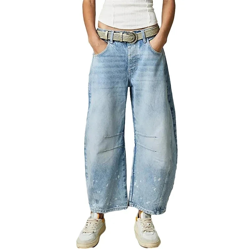 Michaela™ Baggy-Jeans