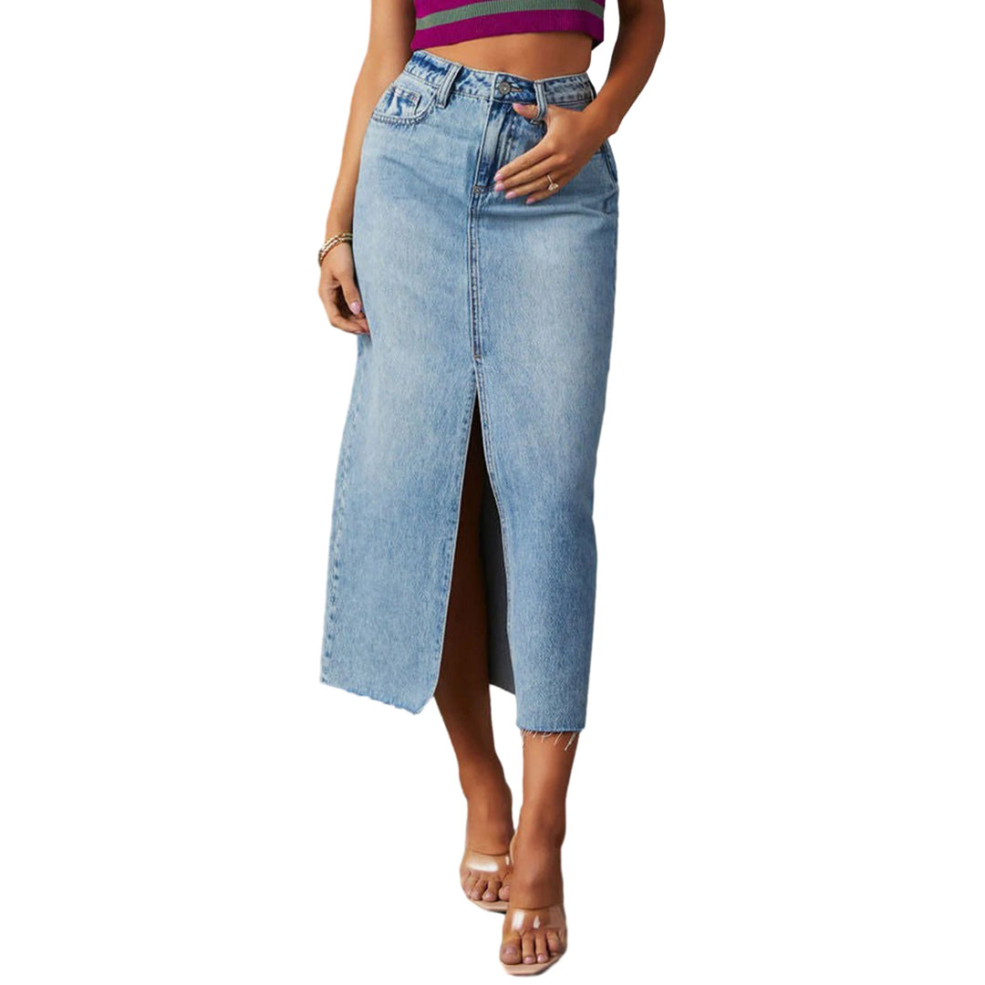 Janina™ Midi-Jeansrock