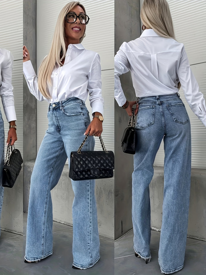 Sabine™ Wide-Leg-Jeans